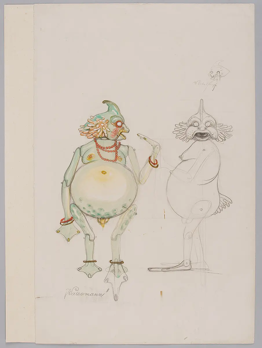 Wassermann, Verweis auf Stücktitel: Prinzessin und Wassermann