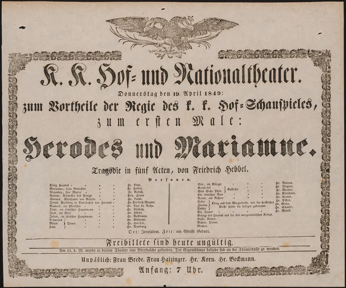 Herodes und Mariamne