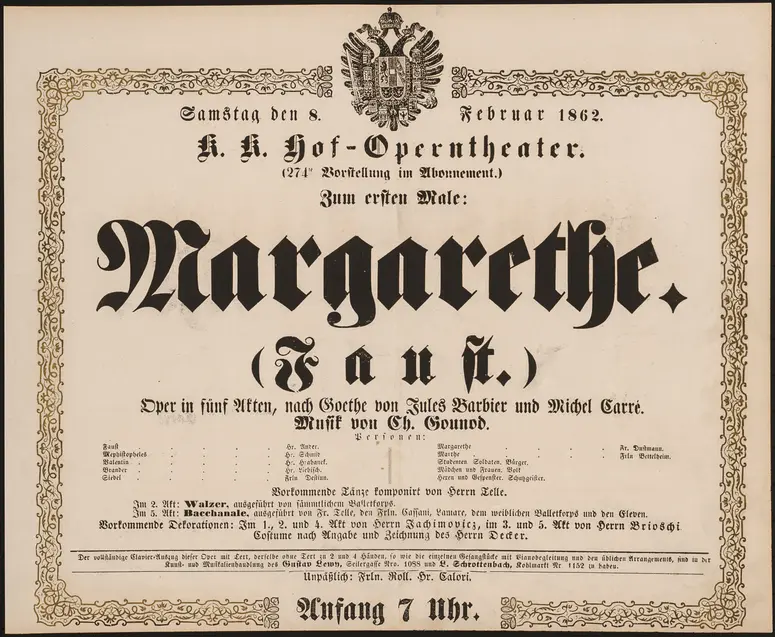 Margarethe, Margarethe (Faust)