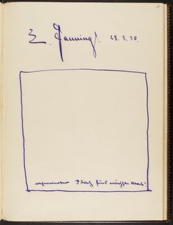 Gästebuch. Atelier Franz-Xaver Setzer, Wien