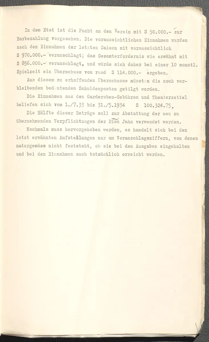 Protokolle der Ausschusssitzungen des Vereines des Deutschen Volkstheaters in Wien