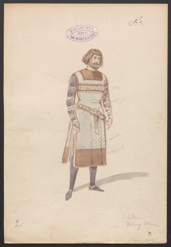 Lady Gloster, Titel der Serie: Figurinen des k.k. Hof-Burgtheaters