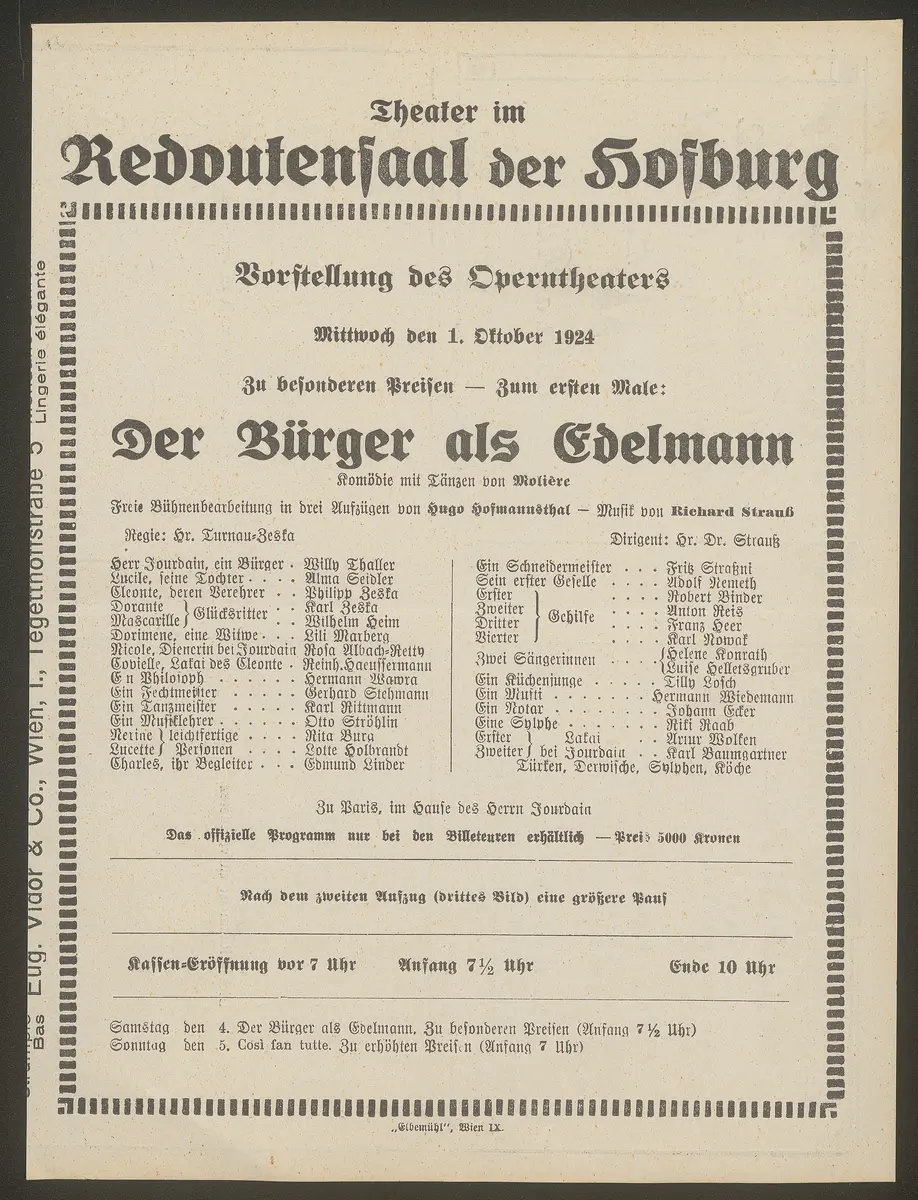 Der Bürger als Edelmann