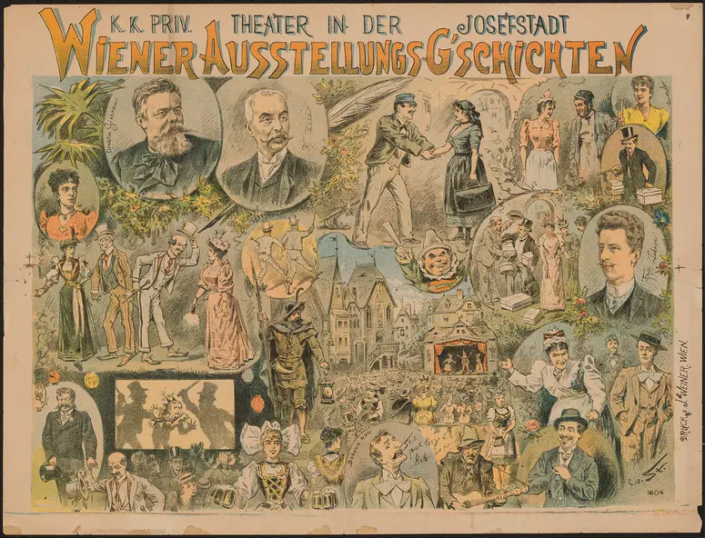 Wiener Ausstellungs-G'schichten, Titel der Veranstaltung: Internationale Ausstellung für Musik und Theaterwesen