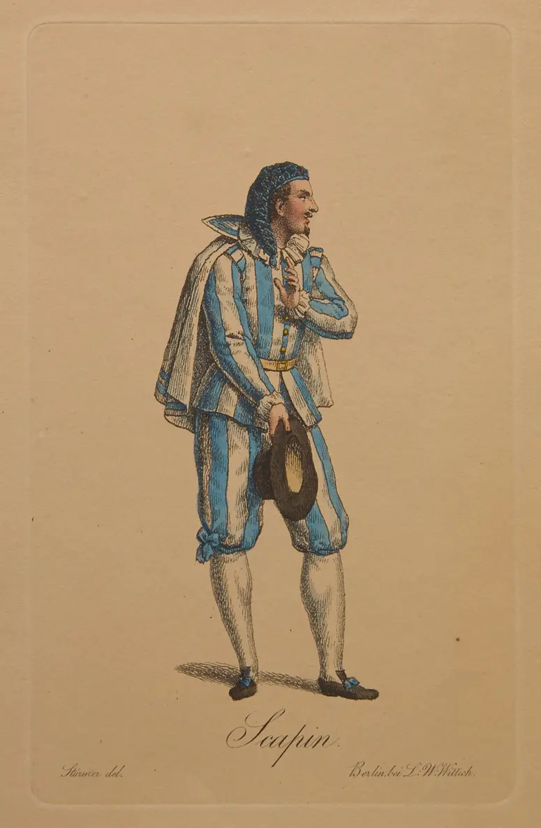 Scapin, Suchtitel: Commedia dell'arte