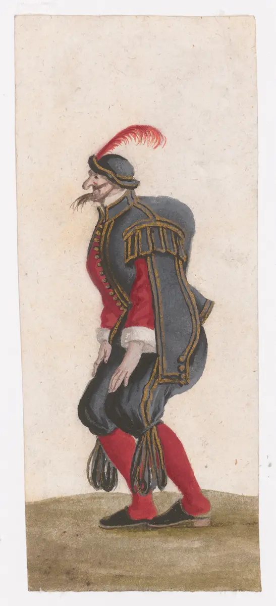 Eleganter Pantalone mit Buckel