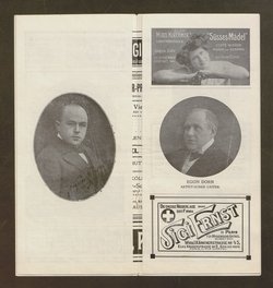 Kabarett Fledermaus, Titel in Vorlageform: Fledermaus 1911-12, Verweis auf Stücktitel: Das Viereck, Verweis auf Stücktitel: Das Wartehäuschen
