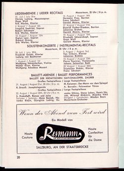Salzburger Festspiele 1964, Titel in Vorlageform: Salzburgo Festival 1964, Verweis auf Stücktitel: Cosi fan tutte, Verweis auf Stücktitel: Figaros Hochzeit, Verweis auf Stücktitel: Lucio Silla, Verweis auf Stücktitel: Die Zauberflöte, Verweis auf Stücktitel: Ariadne auf Naxos, Verweis auf Stücktitel: Elektra, Verweis auf Stücktitel: Der Rosenkavalier, Verweis auf Stücktitel: Macbeth, Verweis auf Stücktitel: Jedermann, Verweis auf Stücktitel: Faust, Verweis auf Stücktitel: Die lustigen Weiber von Windsor