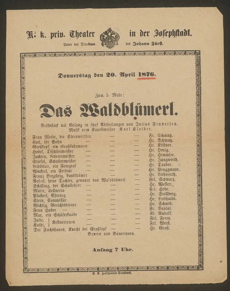 Das Waldblümerl