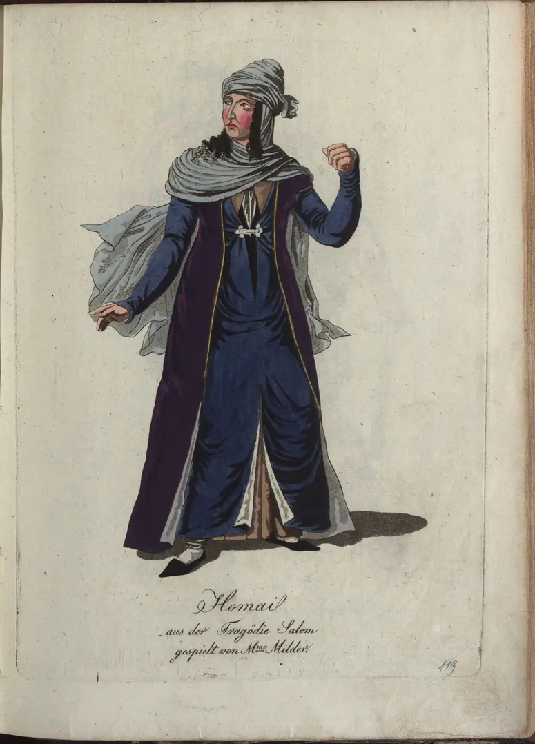 Salem, Titel der Serie: Auswahl schöner Costumes für Theater- und Ball-Anzüge
