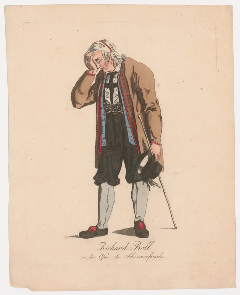 Karl Friedrich Klemens Weinmüller, Verweis auf Stücktitel: Die Schweizerfamilie