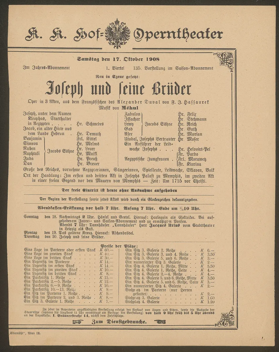 Joseph und seine Brüder