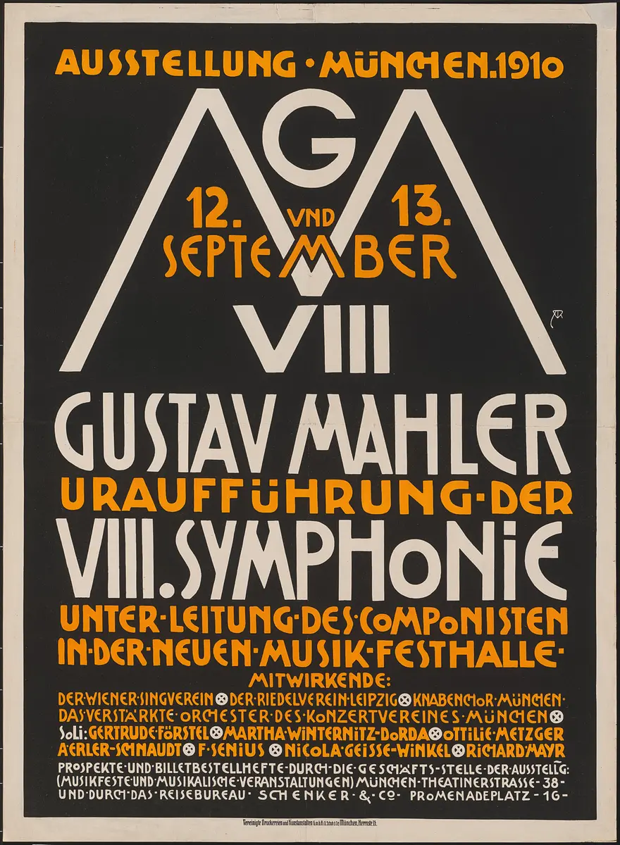 Gustav Mahler Uraufführung der VIII.Symphonie