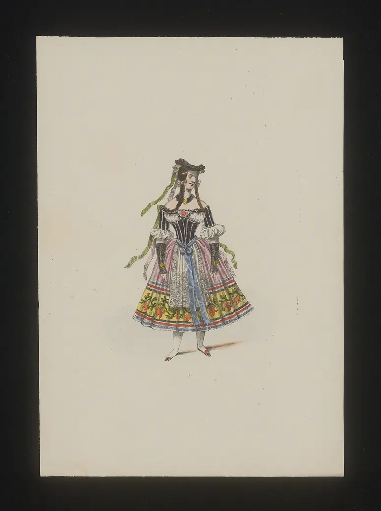 Schweizerin, Weiterer Titel: National Costume, Titel der Serie: Neue Costume-Sammlung verschiedener Zeiten und Nationen