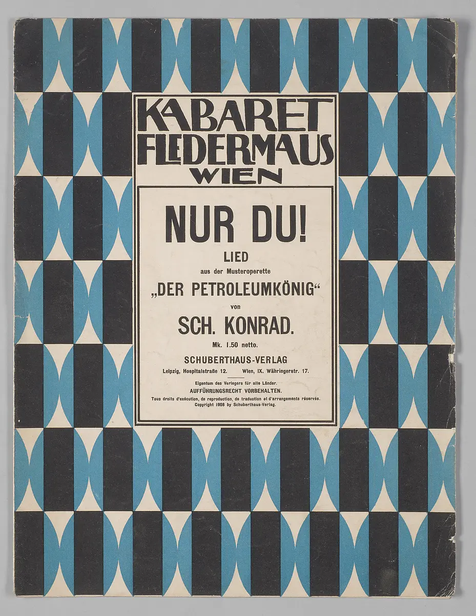 Kabarett Fledermaus, Titel in Vorlageform: Nur DuI, Verweis auf Stücktitel: Der Petroleumkönig