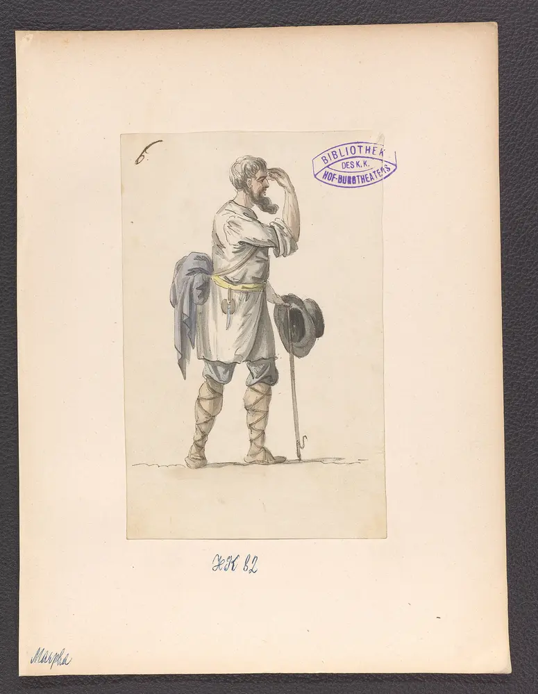 Marpha, Titel der Serie: Figurinen des k.k. Hof-Burgtheaters