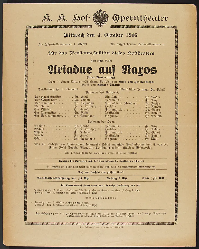 Ariadne auf Naxos