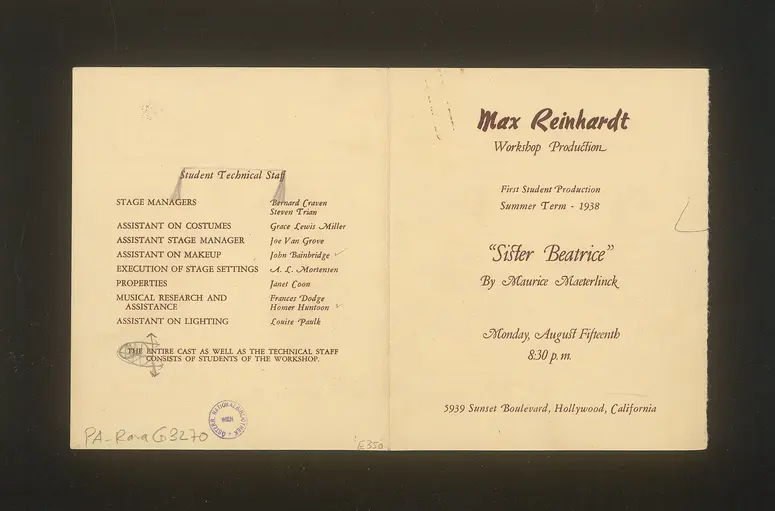 Schwester Beatrix (Sister Beatrice)