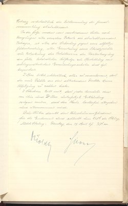 Protokolle der Ausschusssitzungen des Vereines des Deutschen Volkstheaters in Wien