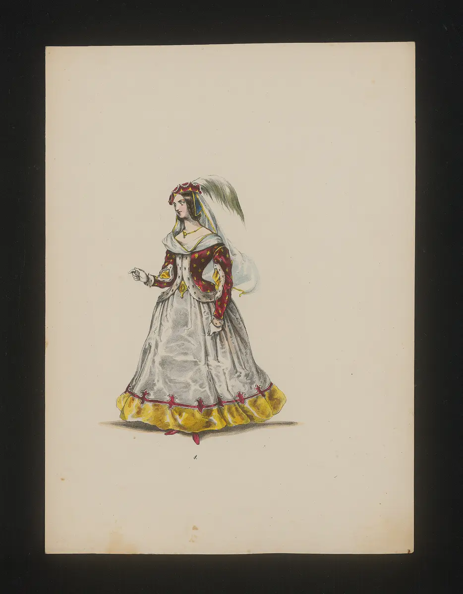 König und Bauer, Titel der Serie: Neue Costume-Sammlung verschiedener Zeiten und Nationen