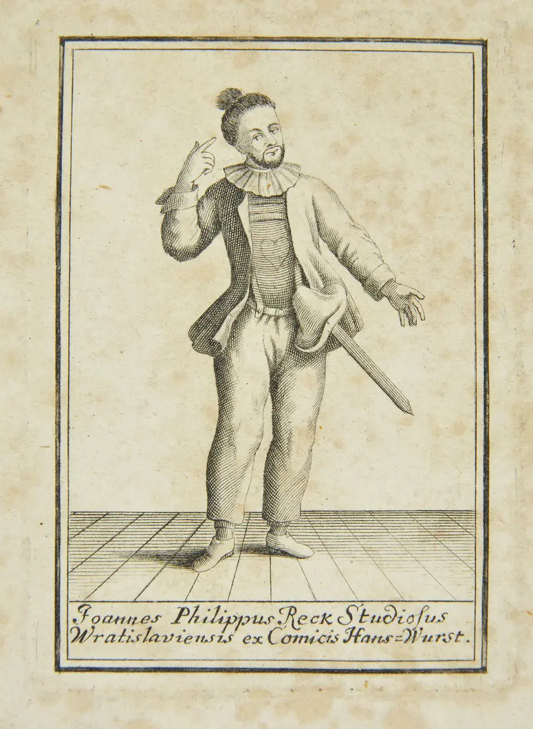 Johann Philipp Reck, Suchtitel: Hanswurst
