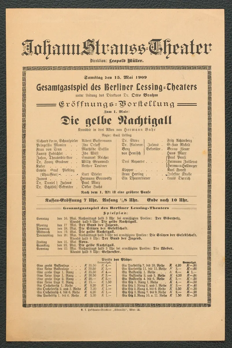 Die gelbe Nachtigall