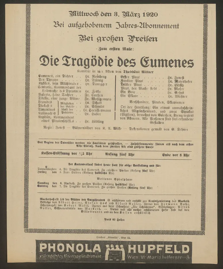 Die Tragödie des Eumenes