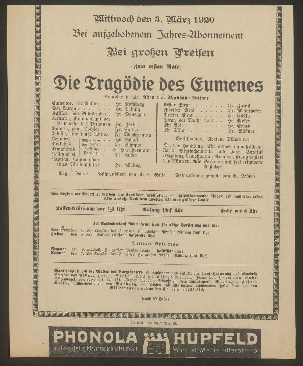Die Tragödie des Eumenes
