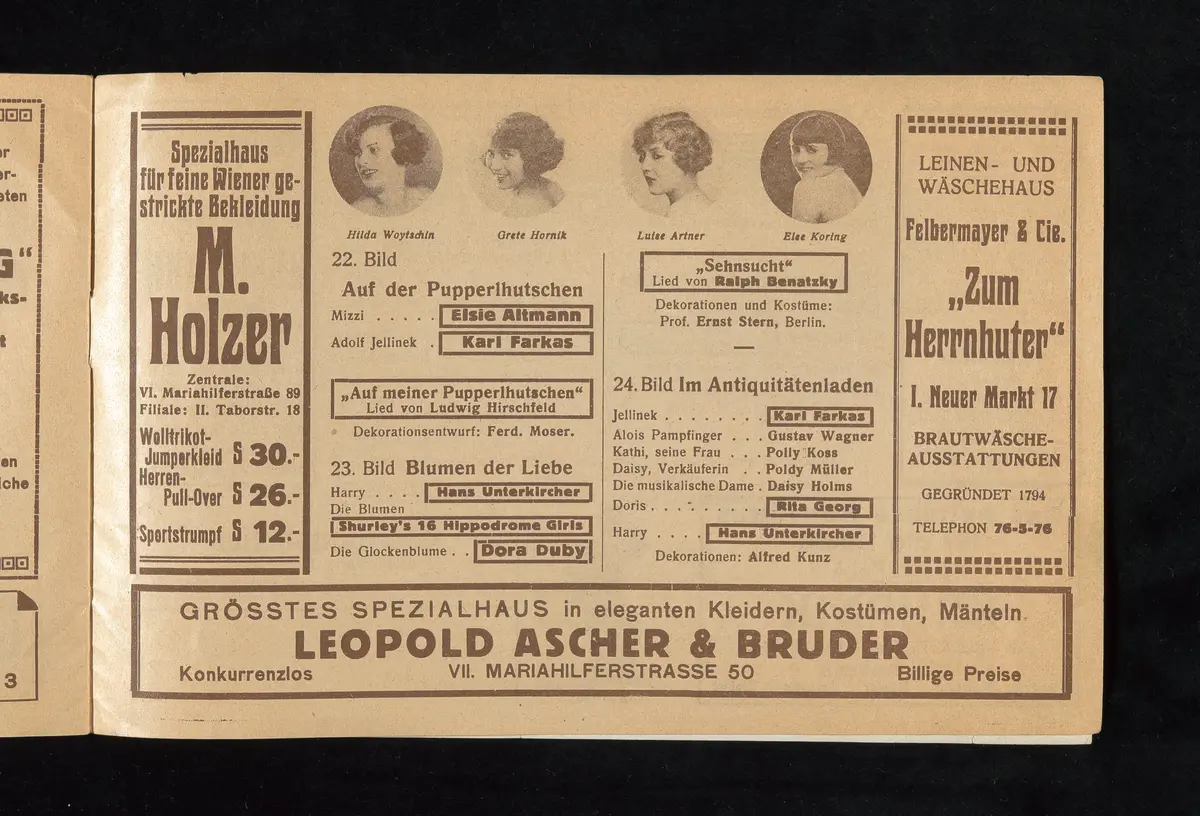 Wien lacht wieder, Die Revue der Stars