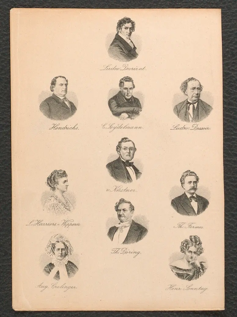 Theaterpersönlichkeiten des 19. Jahrhunderts