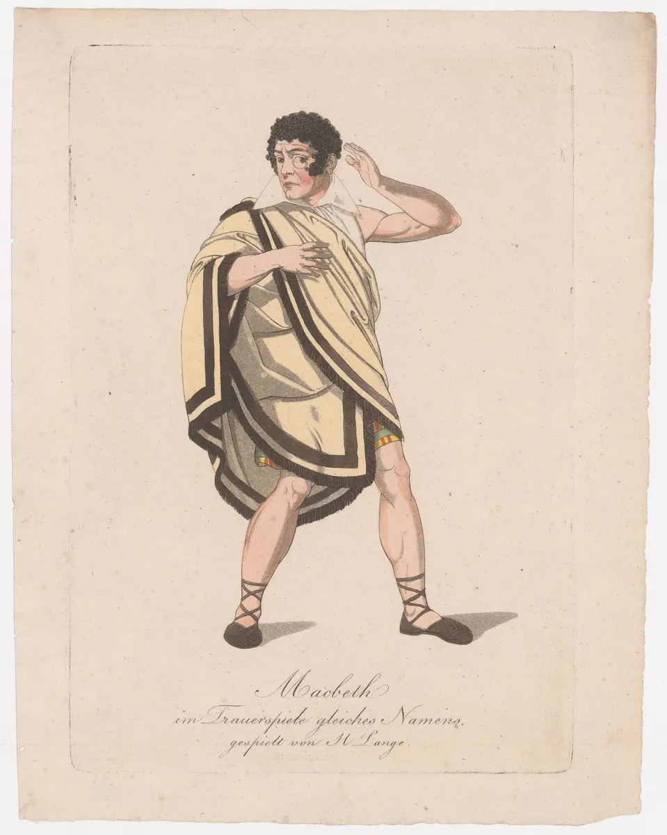 Josef Lange, Verweis auf Stücktitel: Macbeth