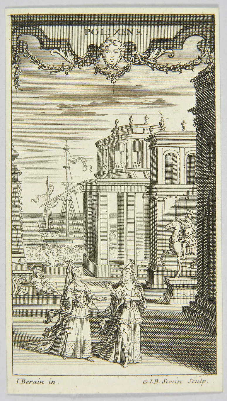 Polixène et Pirrhus, Titel in Vorlageform: Polixène