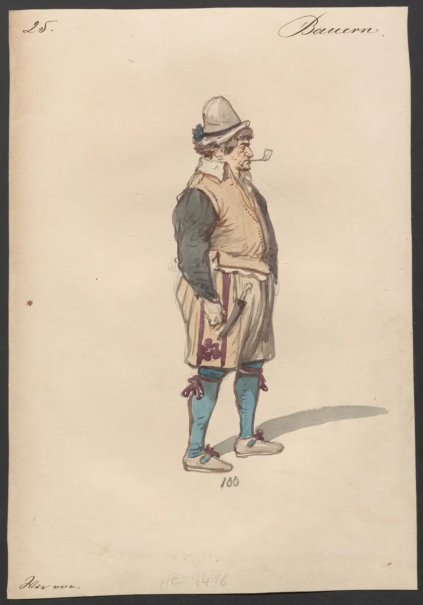 Der Freischütz, Titel der Serie: Figurinen des k.k. Hofoperntheaters