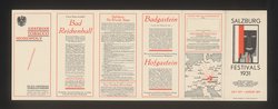 Salzburger Festspiele 1931, Titel in Vorlageform: Salzburg Festivals 1931, Verweis auf Stücktitel: Figaros Hochzeit, Verweis auf Stücktitel: Cosi fan tutte, Verweis auf Stücktitel: Der Rosenkavalier, Verweis auf Stücktitel: Don Juan, Verweis auf Stücktitel: Entführung aus dem Serail, Verweis auf Stücktitel: Fidelio, Verweis auf Stücktitel: Zauberflöte, Verweis auf Stücktitel: Orpheus und Eurydike, Verweis auf Stücktitel: Jedermann, Verweis auf Stücktitel: Der Schwierige
