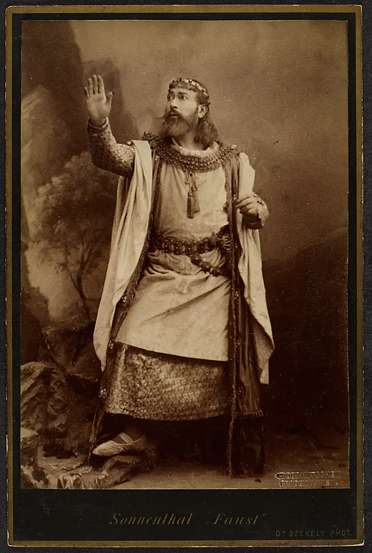 Adolf Ritter von Sonnenthal, Verweis auf Stücktitel: Faust