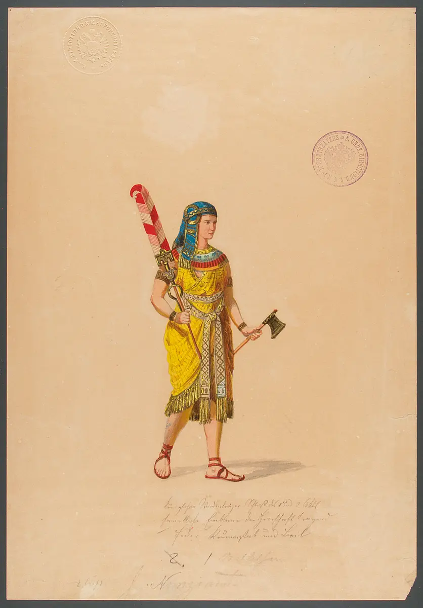 Die Zauberflöte, Titel der Serie: Figurinen des k.k. Hofoperntheaters
