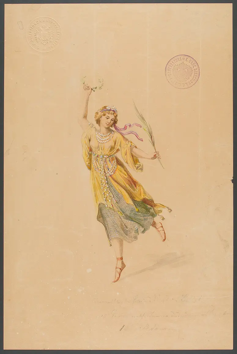 Die Zauberflöte, Titel der Serie: Figurinen des k.k. Hofoperntheaters
