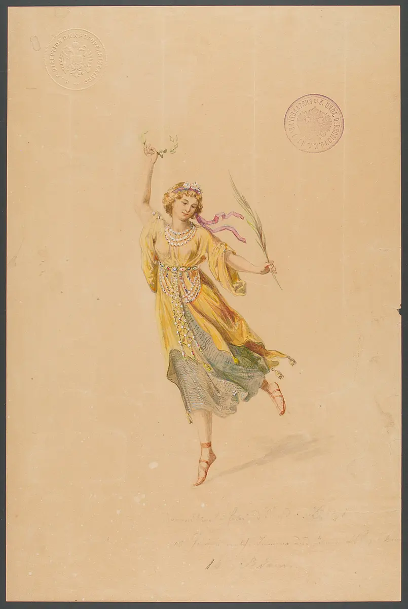 Die Zauberflöte, Titel der Serie: Figurinen des k.k. Hofoperntheaters
