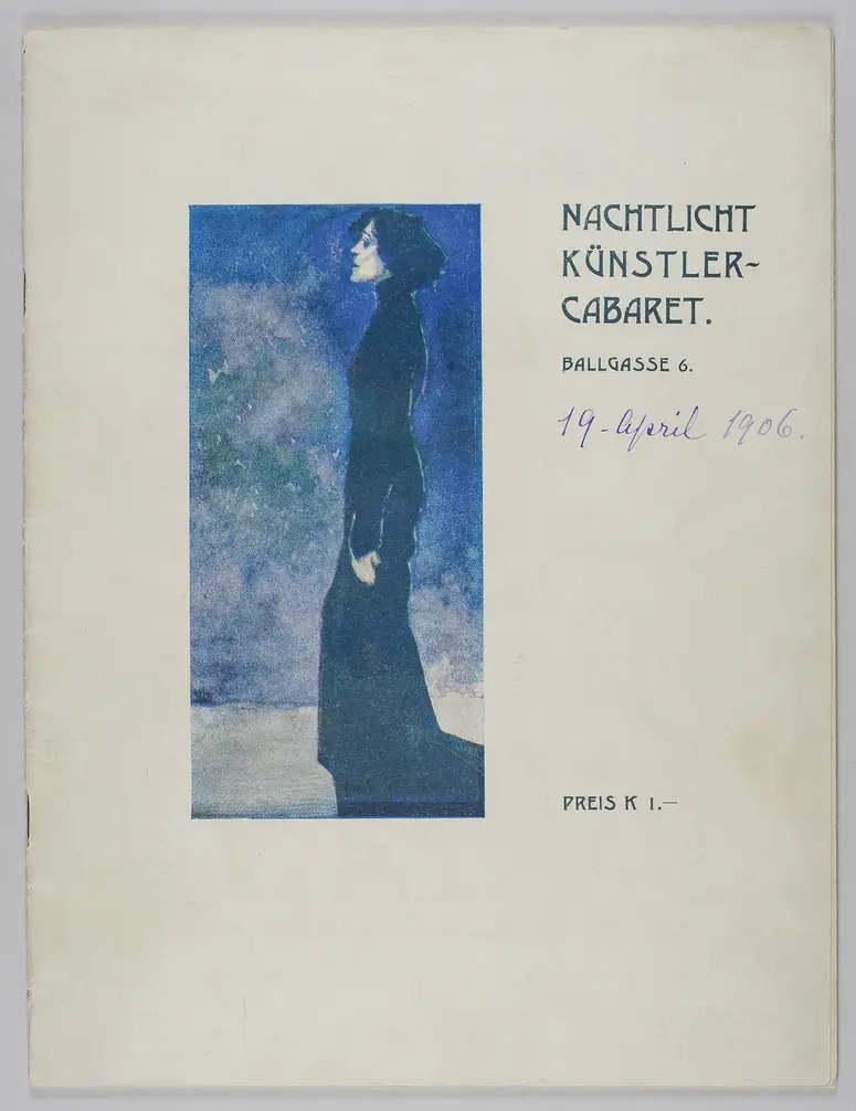 Kabarett Nachtlicht, Cabaret Nachtlicht, Titel in Vorlageform: Nachtlicht Künstler-Cabaret