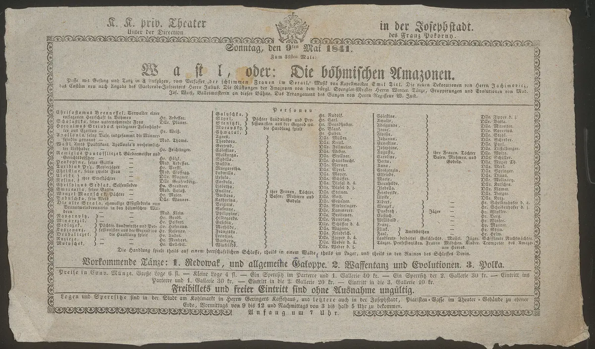 Wastl oder Die böhmischen Amazonen