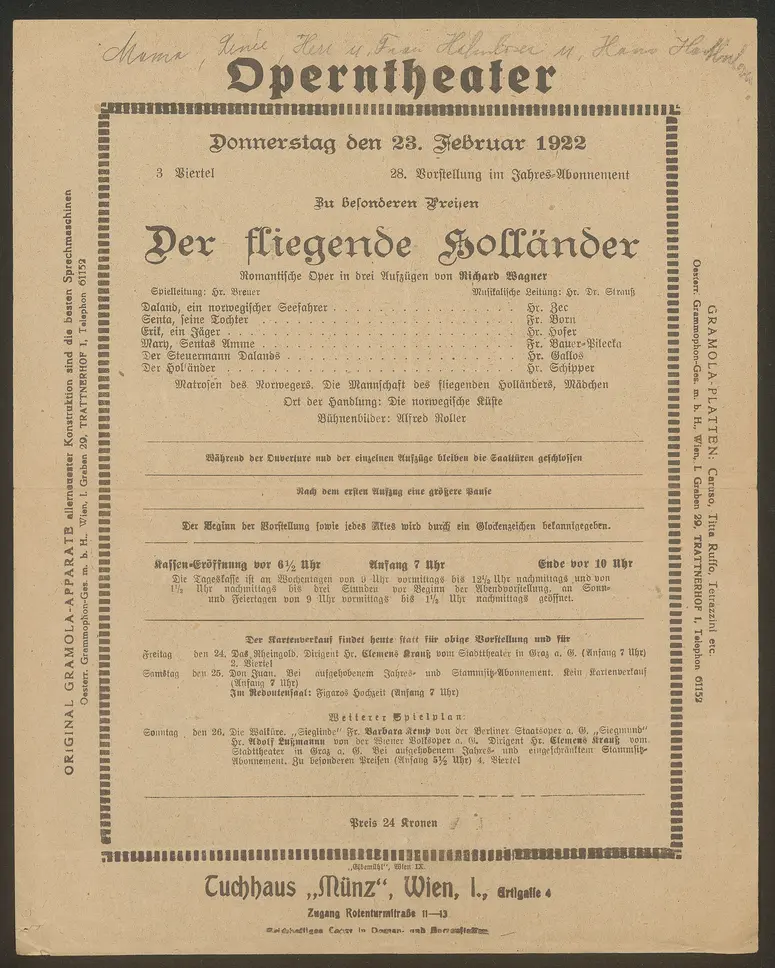 Der fliegende Holländer