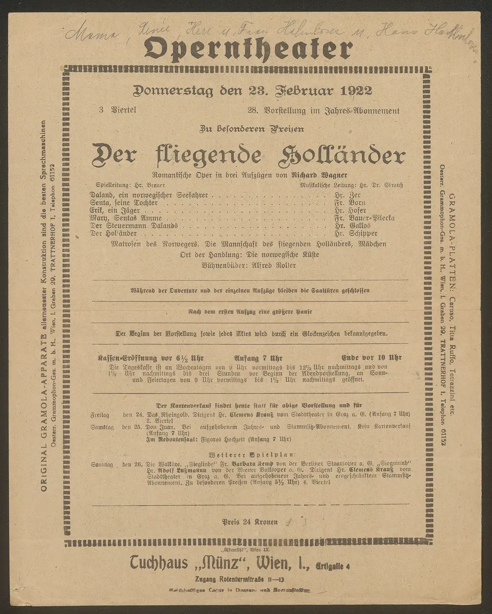 Der fliegende Holländer