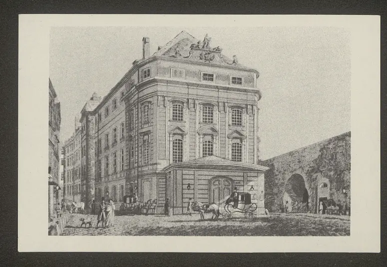 Wien, Kärntnertortheater, Titel der Serie: Bildserie der Österreichischen Tabakregie