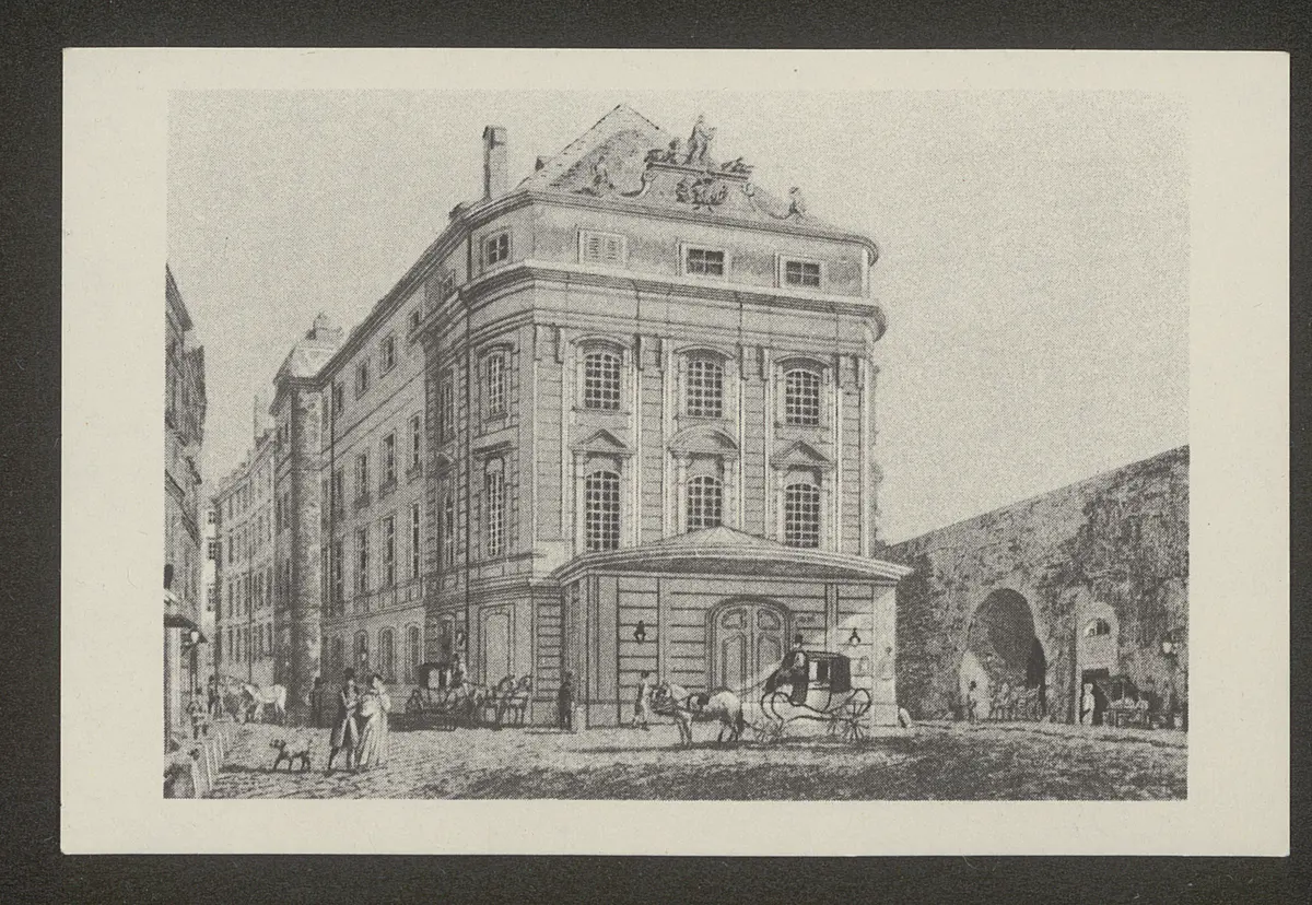 Wien, Kärntnertortheater, Titel der Serie: Bildserie der Österreichischen Tabakregie