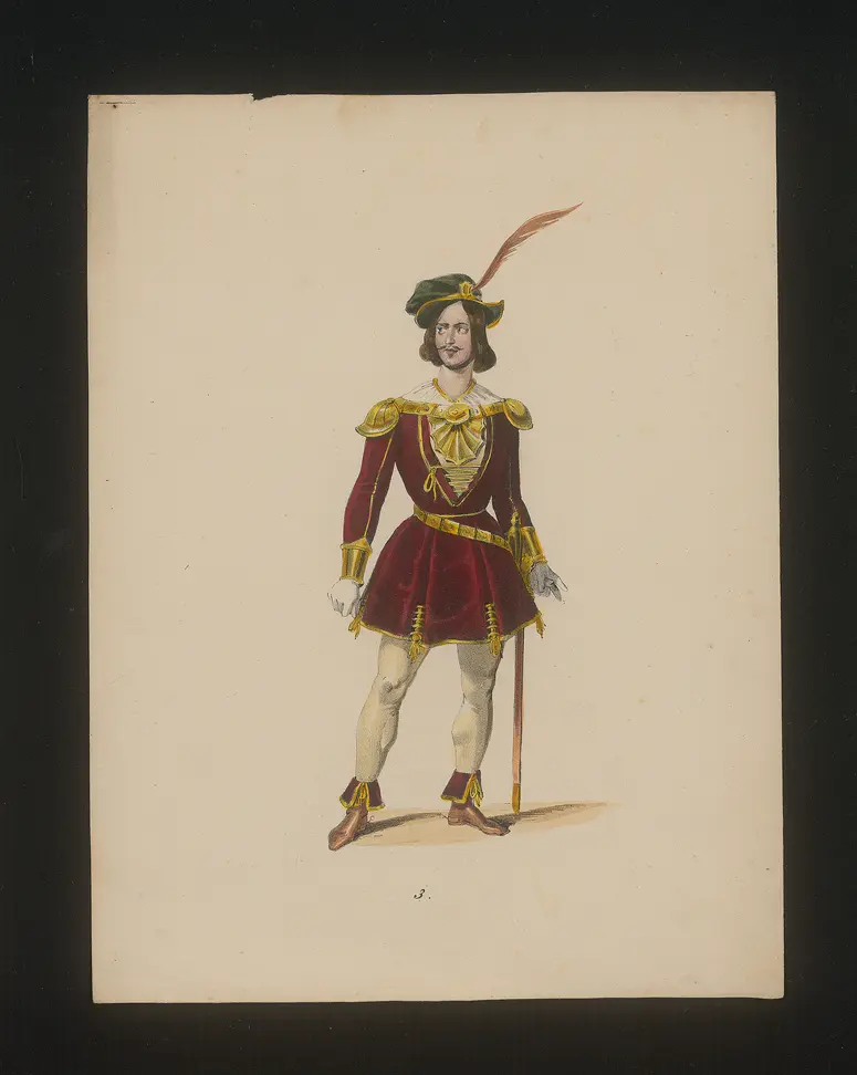 Imelda Lambertazzi, Originaltitel: Imelda de’ Lambertazzi, Titel der Serie: Neue Costume-Sammlung verschiedener Zeiten und Nationen