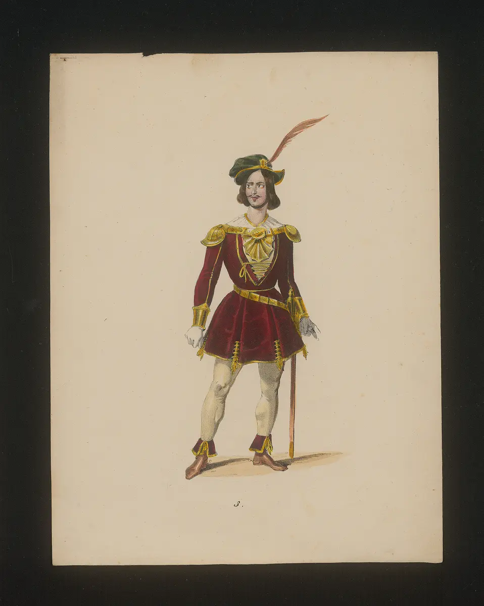 Imelda Lambertazzi, Originaltitel: Imelda de’ Lambertazzi, Titel der Serie: Neue Costume-Sammlung verschiedener Zeiten und Nationen