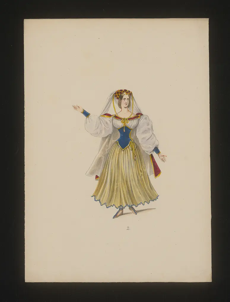 Alboin, Titel der Serie: Neue Costume-Sammlung verschiedener Zeiten und Nationen