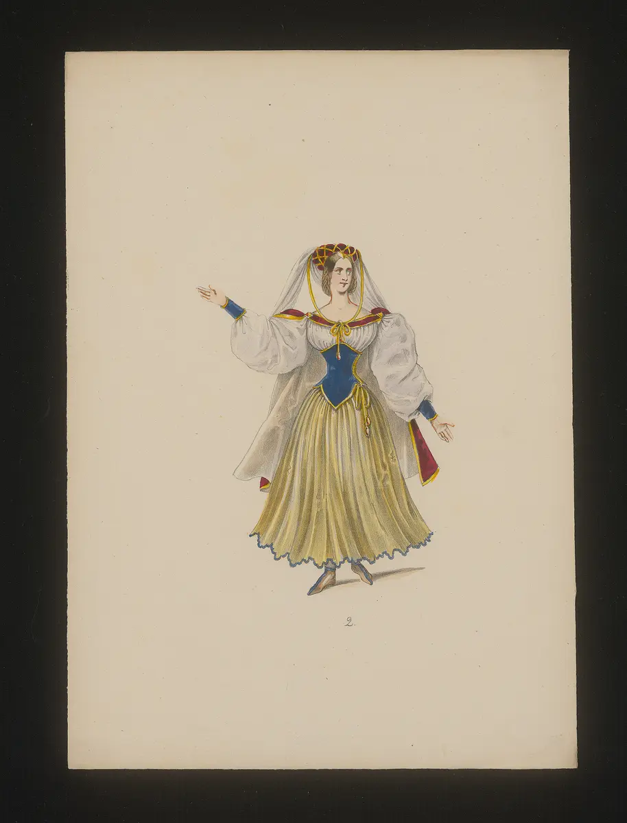 Alboin, Titel der Serie: Neue Costume-Sammlung verschiedener Zeiten und Nationen