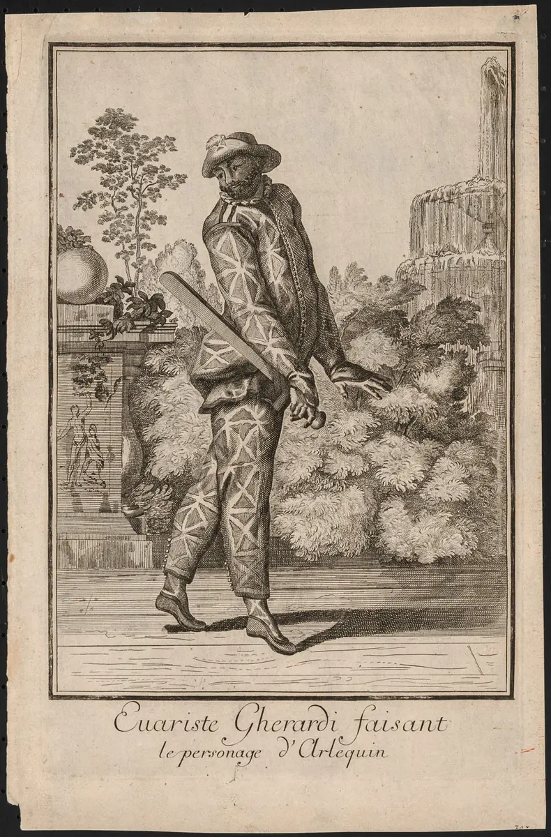 Evarista Gherardi, Suchtitel: Commedia dell'arte