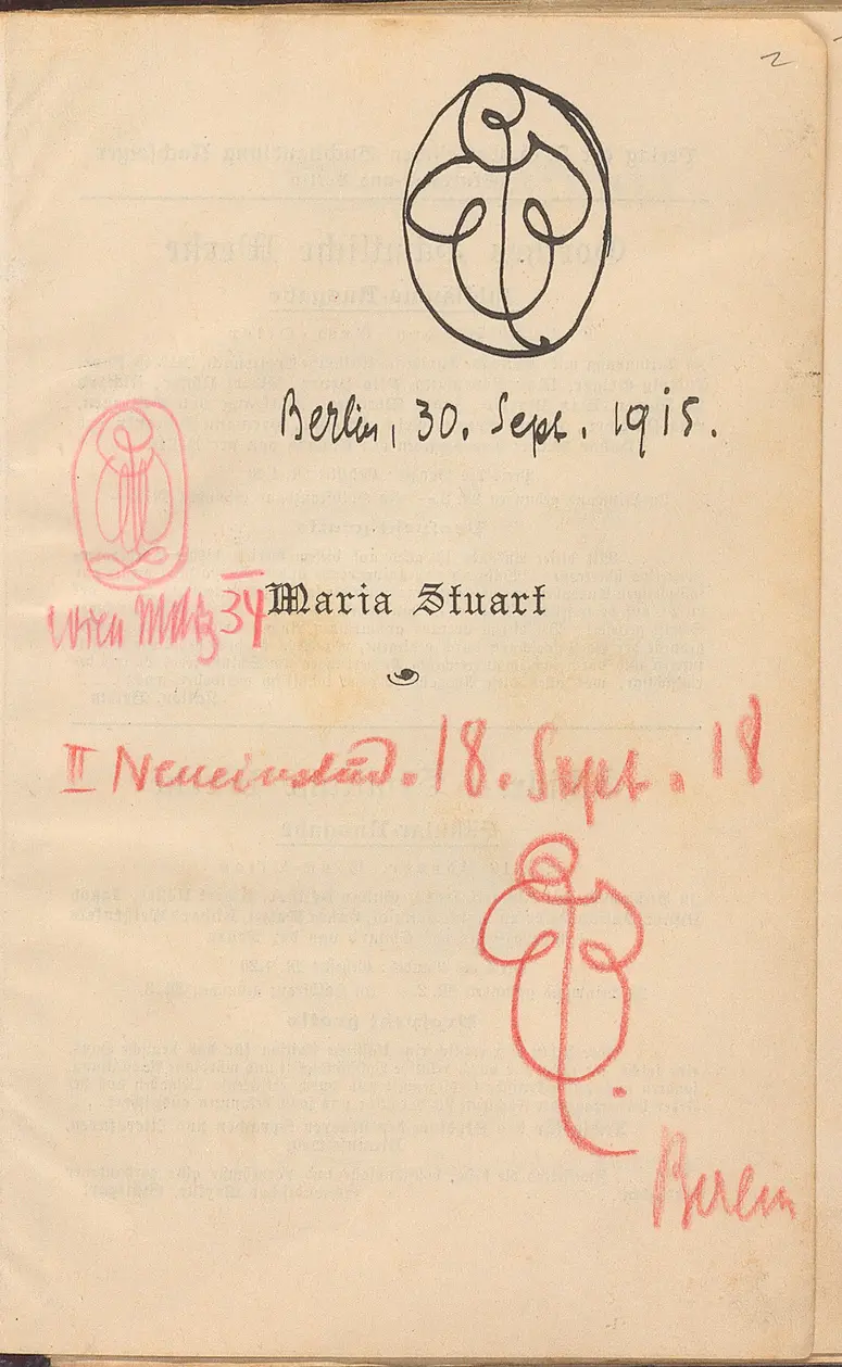 Maria Stuart. Trauerspiel in fünf Aufzügen